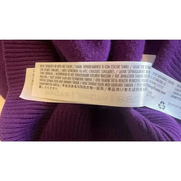 Disney Womens Purple Authentic Coco Mama Imelda Button Cardigan Sweater Size 2XL - Picture 10 of 14